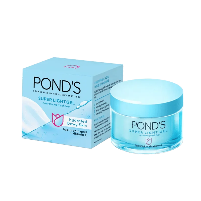 Pond's Hydra Miracle Hyaluronic Acid Super Light Gel, Face Moisturizer, 50g