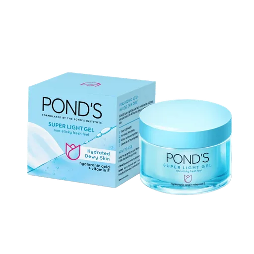 Pond's Hydra Miracle Hyaluronic Acid Super Light Gel, Face Moisturizer, 50g