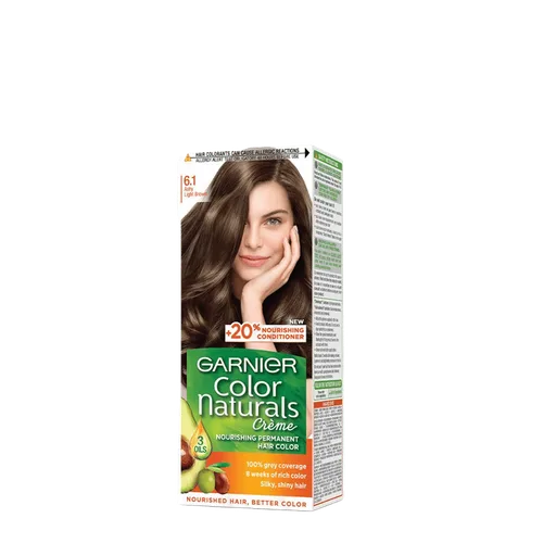 Garnier Color Natural Hair Color 6.1 Ashy Light Brown