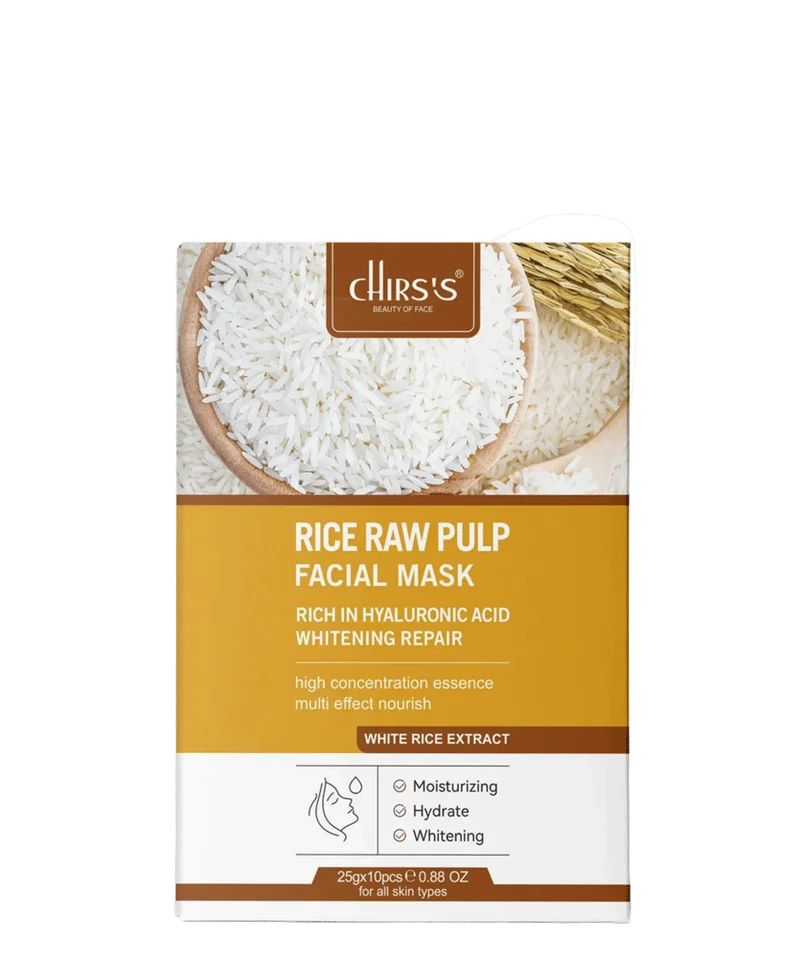 CHIRS'S Rice Raw Pulp Facial Sheet Mask 25ml