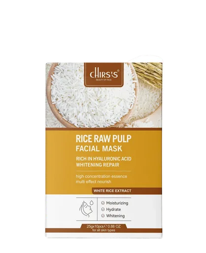 CHIRS'S Rice Raw Pulp Facial Sheet Mask 25ml