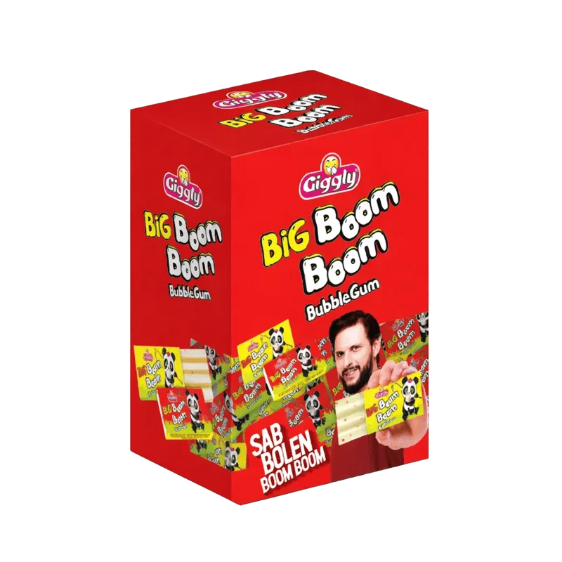Giggly Boom Boom Chewing Gum – Refreshing Flavor ( 60 Pieces )