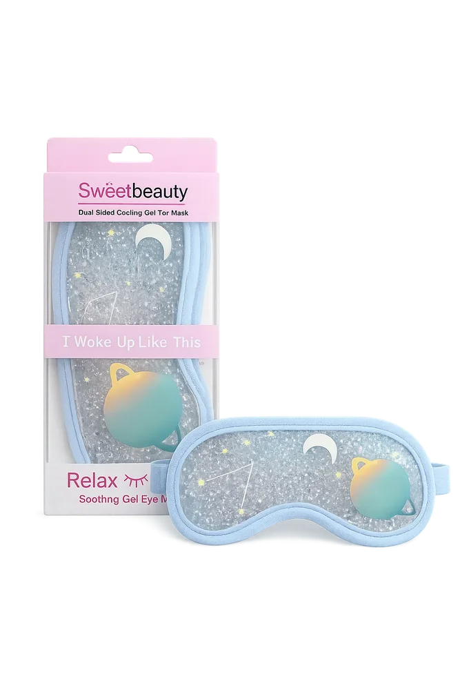 Sweet Beauty Relax Mask, Soothing Gel Eye Mask, Dual Sided
