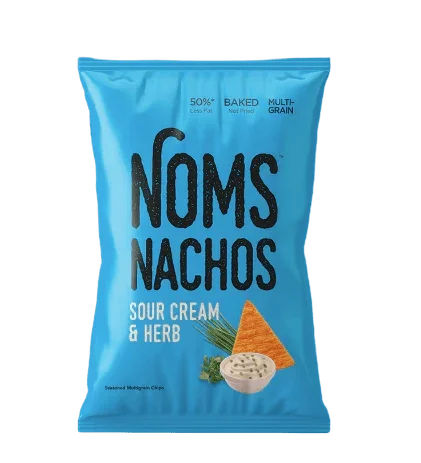 NOMS Nachos (Blue Sour Cream & Herb) - Rs.80 Pack