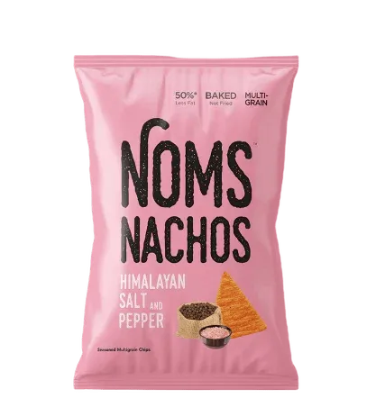 NOMS Nachos (Pink Salt & Pepper) - Rs.80 Pack
