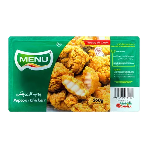 Menu Popcorn Chicken 260g