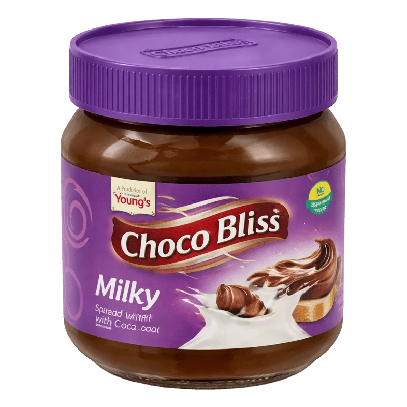 Youngs Choco Bliss Milky Cocoa Spread (Jar) - 320gm
