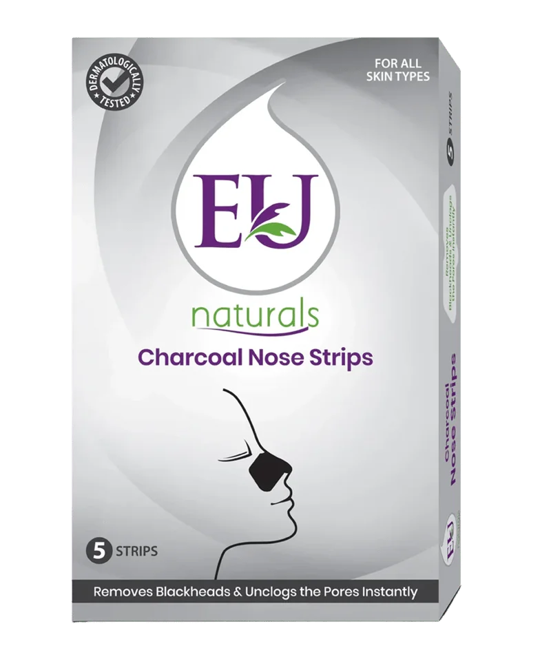 EU Charcoal Nose Strips, 5 Strips