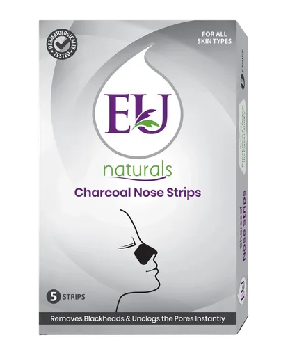 EU Charcoal Nose Strips, 5 Strips