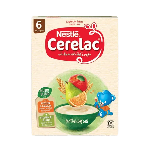 Nestle Cerelac 3-Fruits & Wheat, 175g