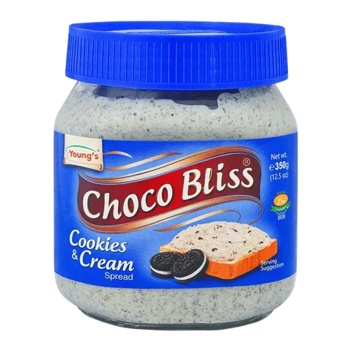 Young's Choco Bliss Cookies & Cream Spread, 350g