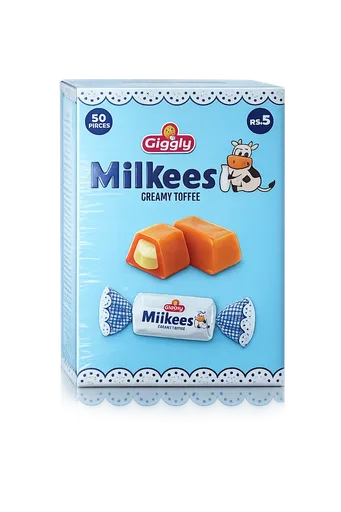 Giggly | Milkees Creamy Toffee – Box of 50