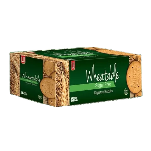 LU Wheatable Sugar Free Biscuit Ticky pack Box 15pcs