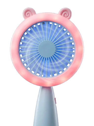 Portable Handheld Mini Fan with Light - Random Color