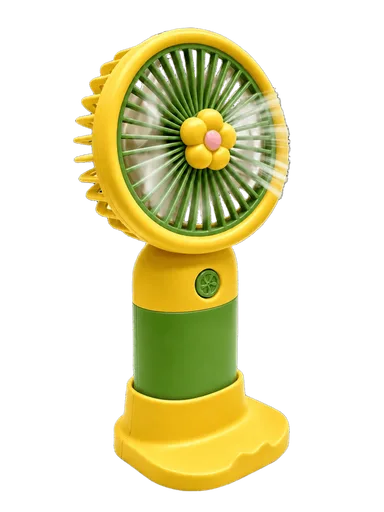 Portable Handheld Mini Fan - Yellow Color