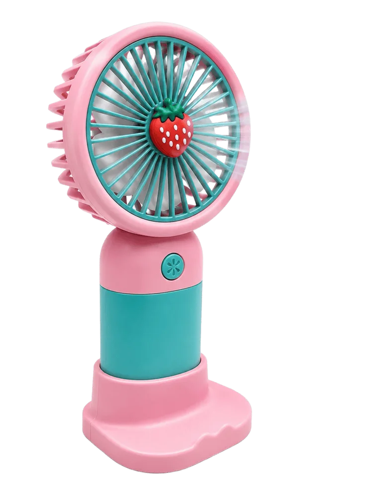 Portable Handheld Mini Fan - Pink Color