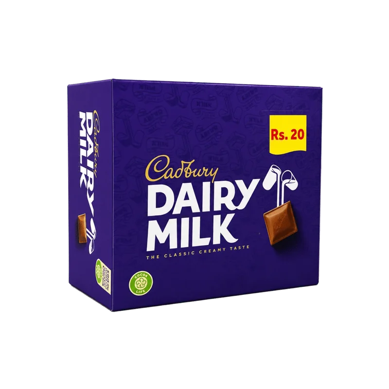 Cadbury Dairy Milk Rs.20 (Box) - 24 pcs