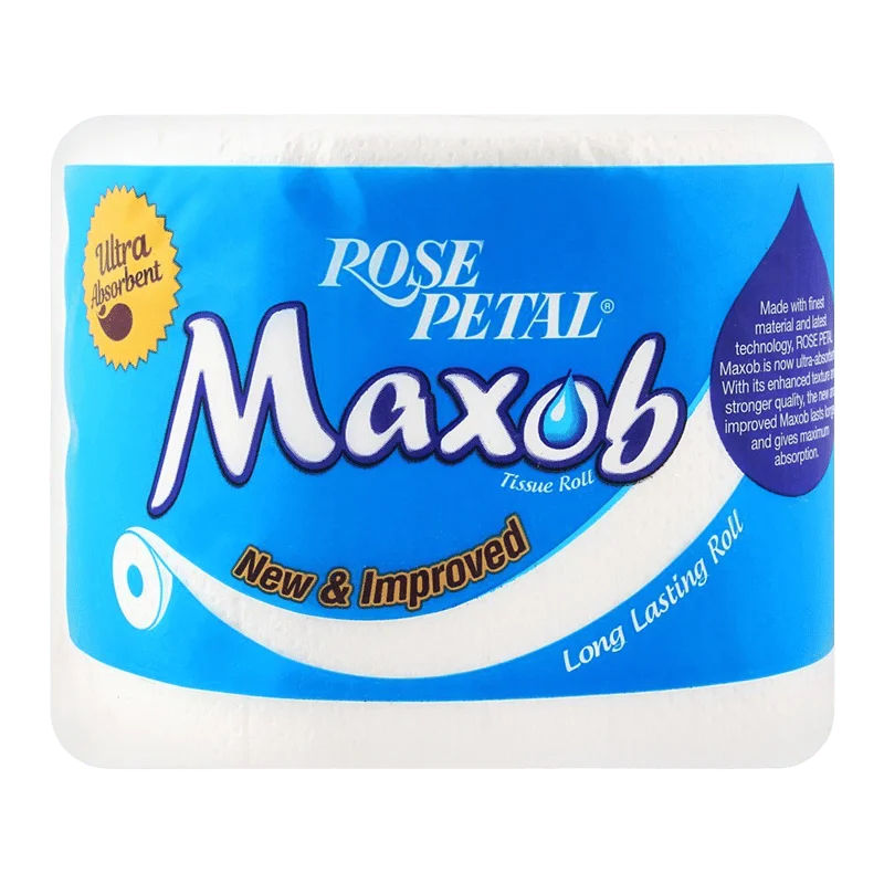 Rose Petal Maxob Toilet Tissue Roll, Single