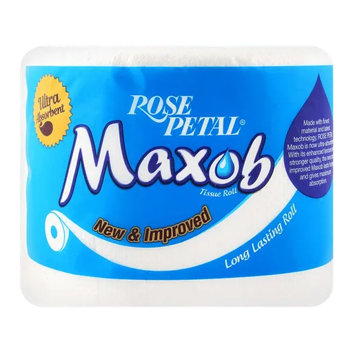 Rose Petal Maxob Toilet Tissue Roll, Single