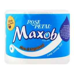 Rose Petal Maxob Toilet Tissue Roll, Single