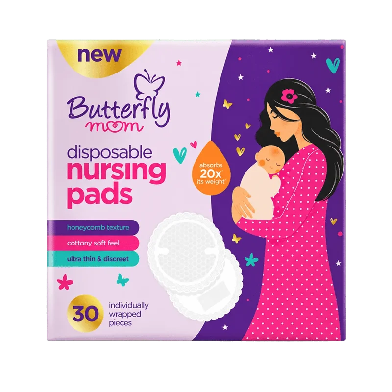 Butterfly Mom | Disposable Nursing Pads - 30-Pack