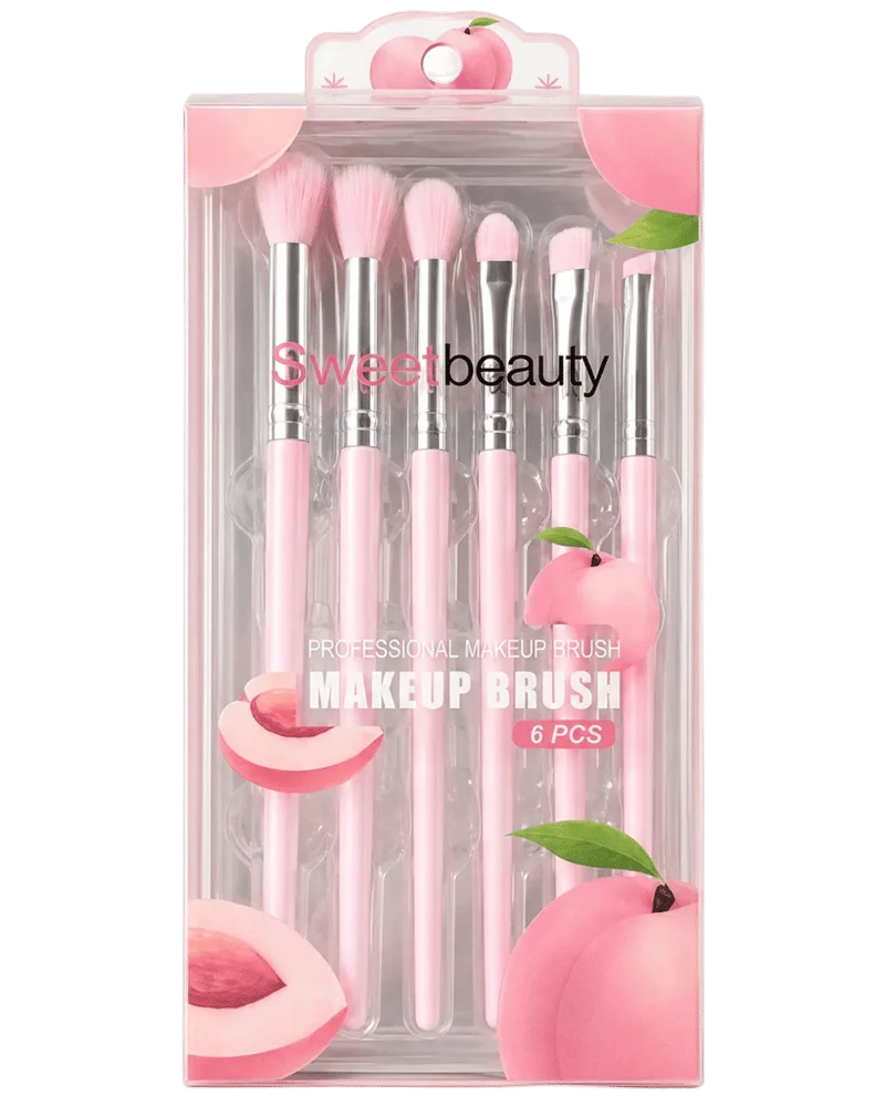 Sweet Beauty Makeup Brush Set 6pcs
