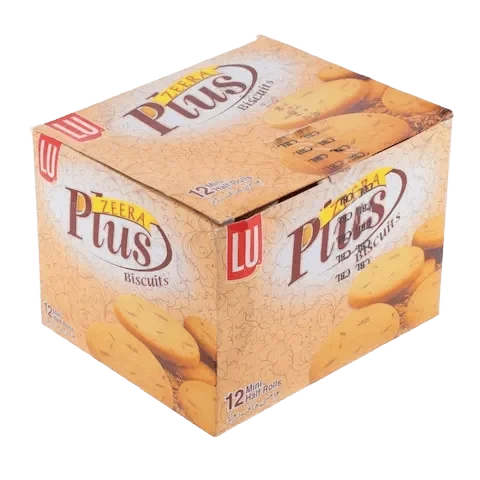 LU Zeera Plus Biscuit Bar Pack 12pc