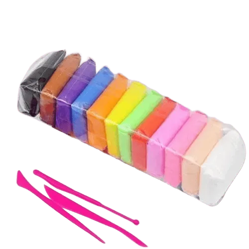 Playdough | Air Dry Polymer Clay Set For Kids, Pack of 12