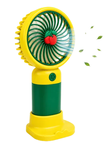 Portable Handheld Mini Fan - Yellow Color