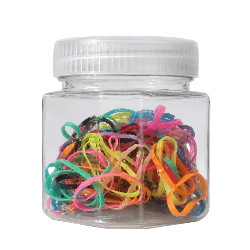 Multi-Color Elastic Hair-Bands Box