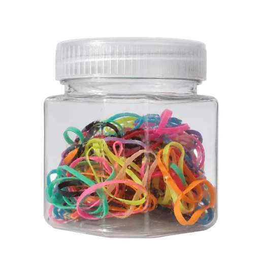 Multi-Color Elastic Hair-Bands Box
