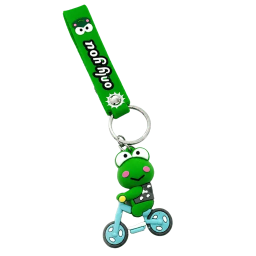 Cute Keroppi Turtle Keychain Bike