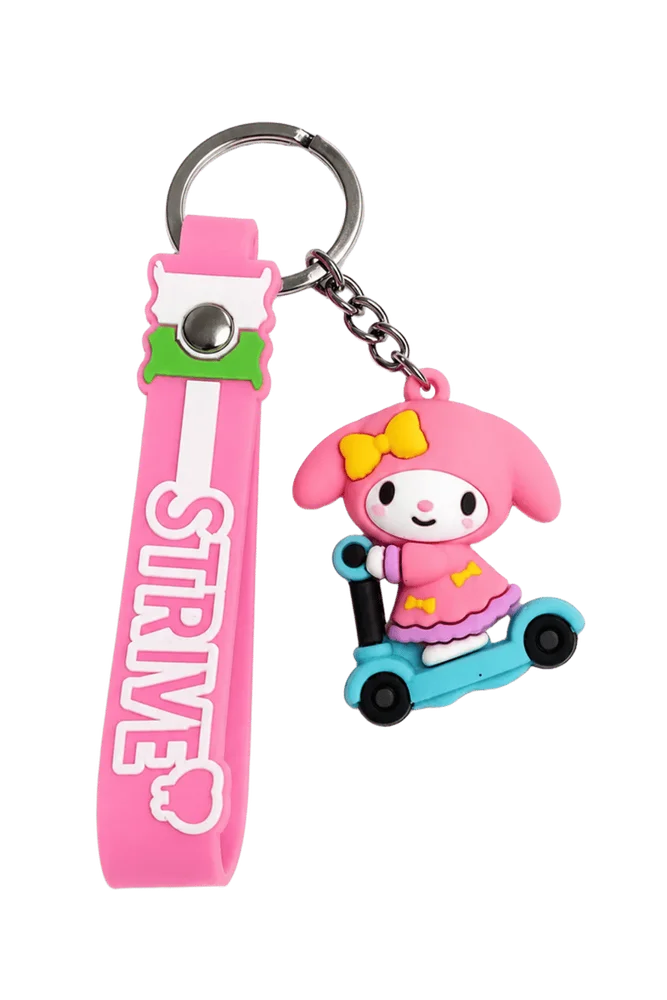 Cute Melody Keychain Bike