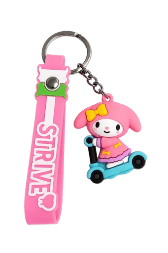 Cute Melody Keychain Bike
