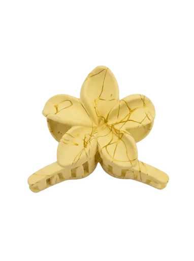Yellow Gold Flower Hair Catcher
