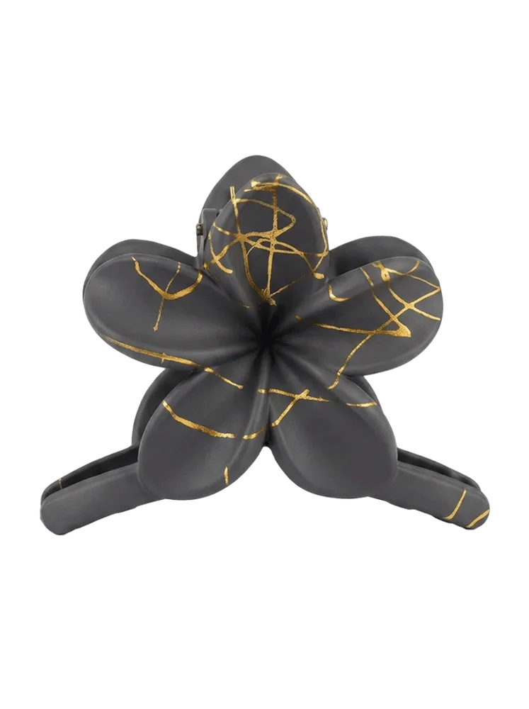 Black Gold Flower Hair Catcher