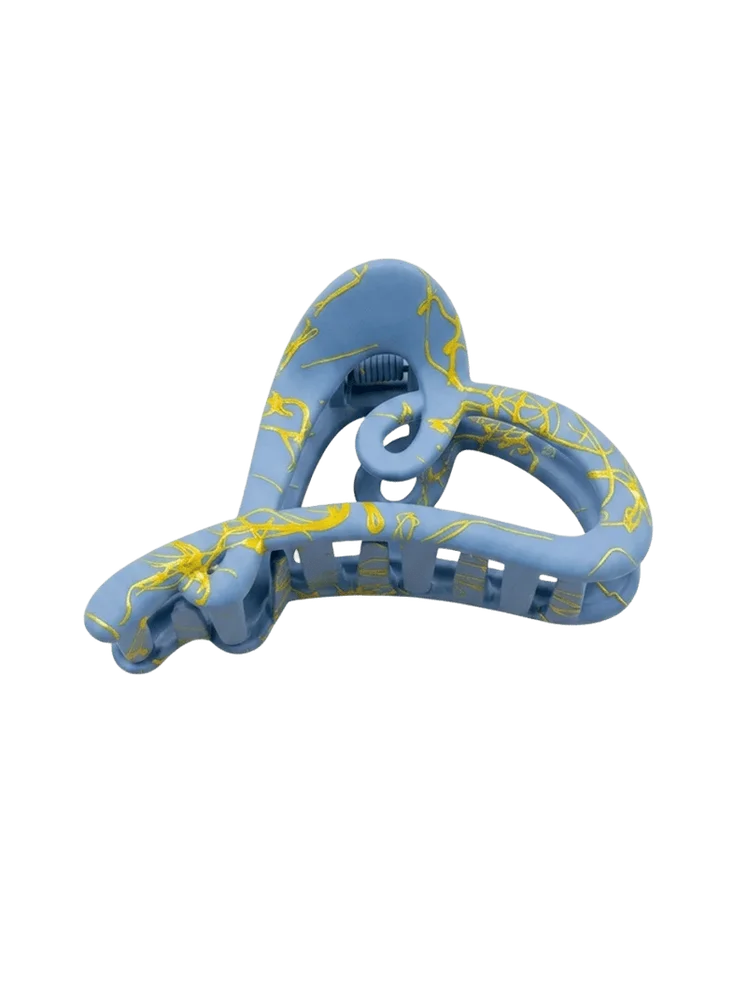 Royal Blue Gold Hair Catcher