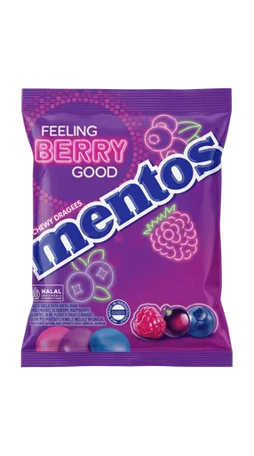 Mentos Pouch (Berry Good Flavour) - 121gm ±45pcs