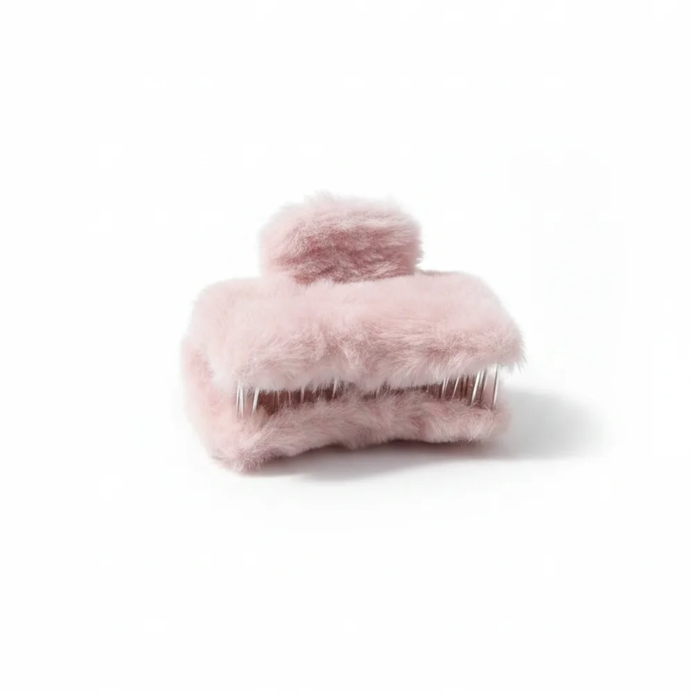 Light Pink Furry Hair Catcher