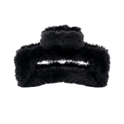 Black Furry Hair Catcher