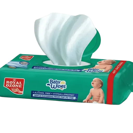 Royal Ozone Baby Wipes - 72pcs