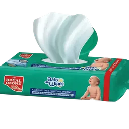 Royal Ozone Baby Wipes - 72pcs