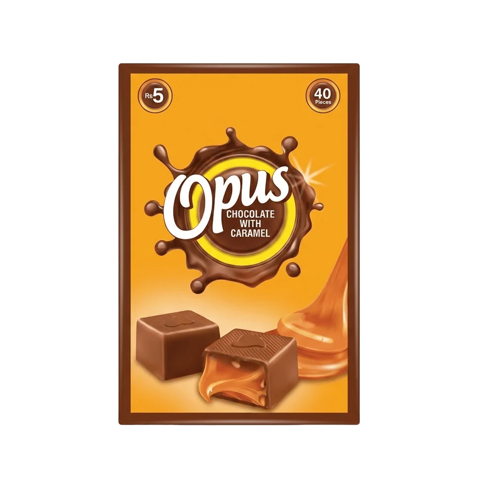 Giggly Opus Chocolate With Caramel | Rs.5 - 40pcs