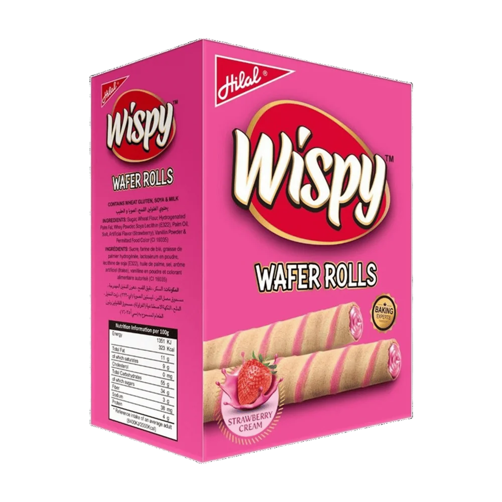 Wispy Strawberry Rolls - 24 pcs