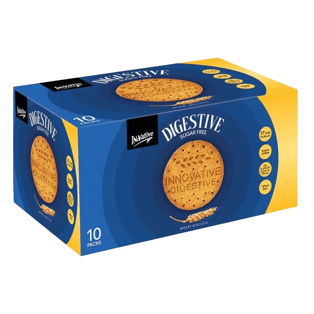 Innovative Digestive Sugar Free Biscuits - 10pcs