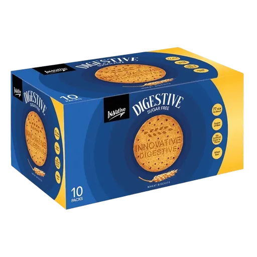Innovative Digestive Sugar Free Biscuits - 10pcs