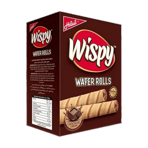 Wispy - Rolls -  Chocolate (24 pieces)