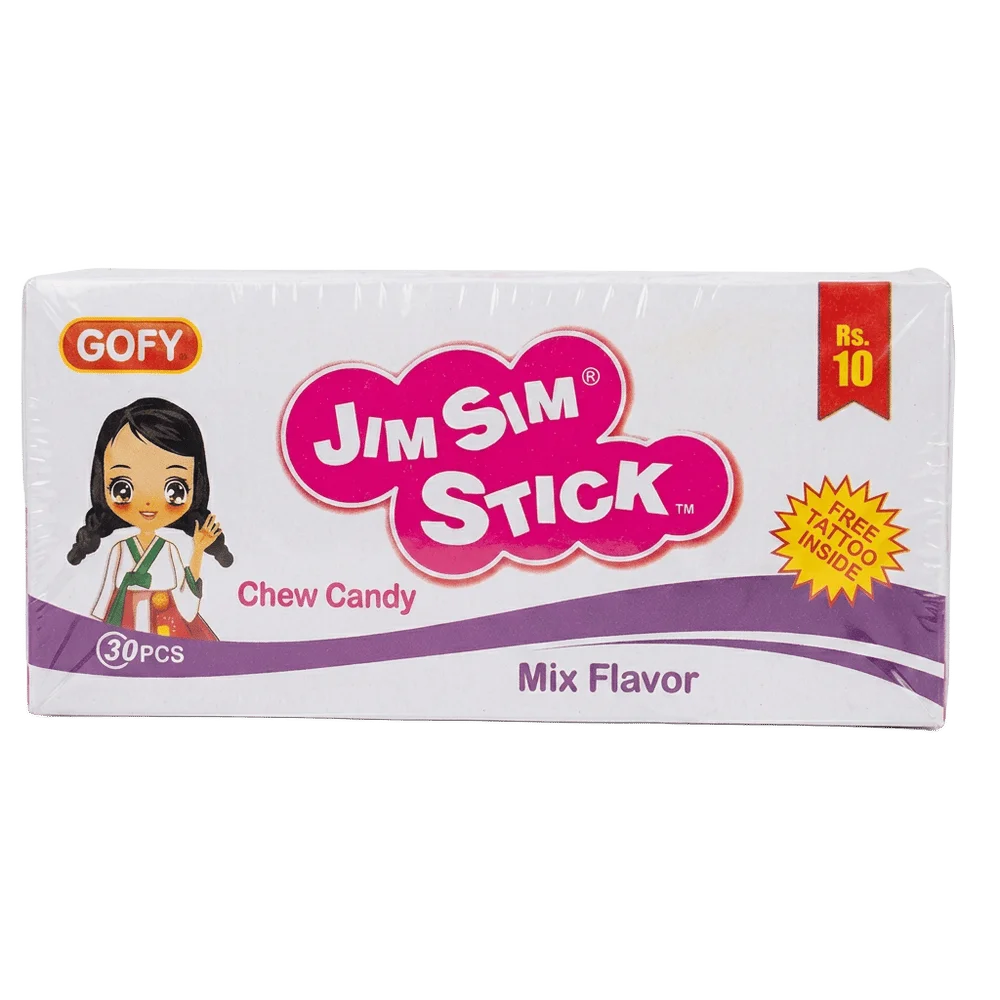 Jim Sim Stick Rs.10 (Box) - 30pcs