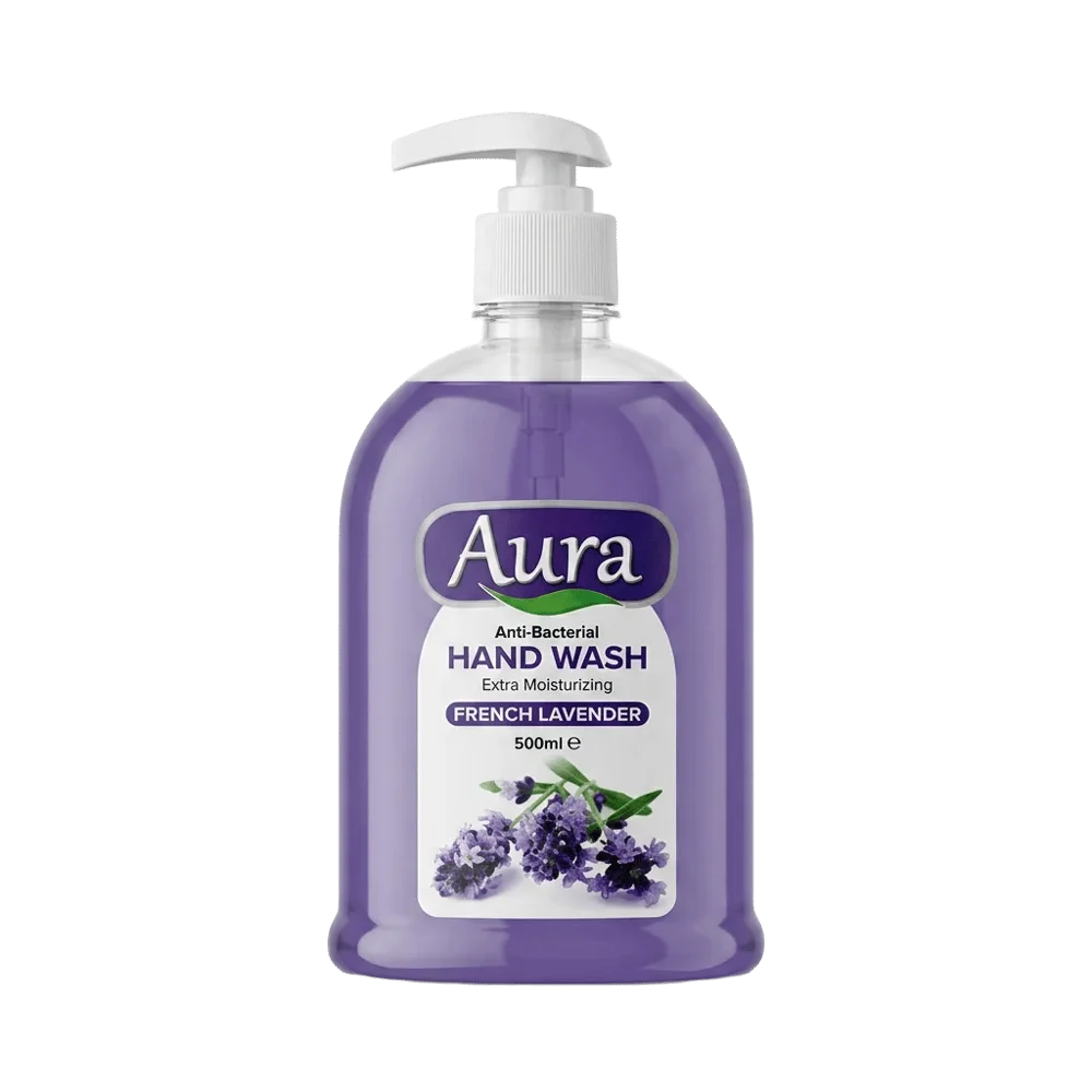 Aura Anti-Bacterial Hand Wash French Lavender 500ml