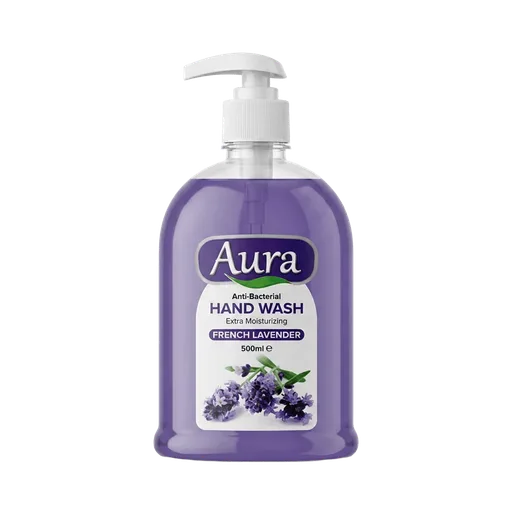 Aura Anti-Bacterial Hand Wash French Lavender 500ml